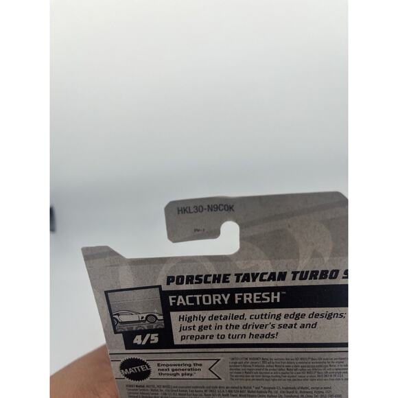 Hot Wheels Zamac 2023 Porsche Taycan Turbo S Silver Car 1/64 Kids Toy NEW - Picture 5 of 6